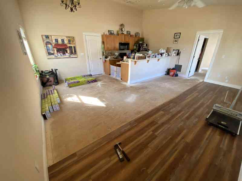 Residential Hardwood Flooring Installation